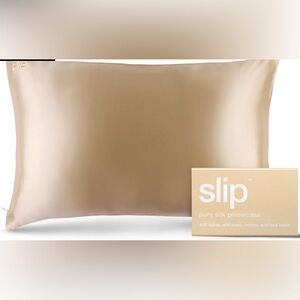 New Slip Queen-sized Silk Pillowcase in Caramel